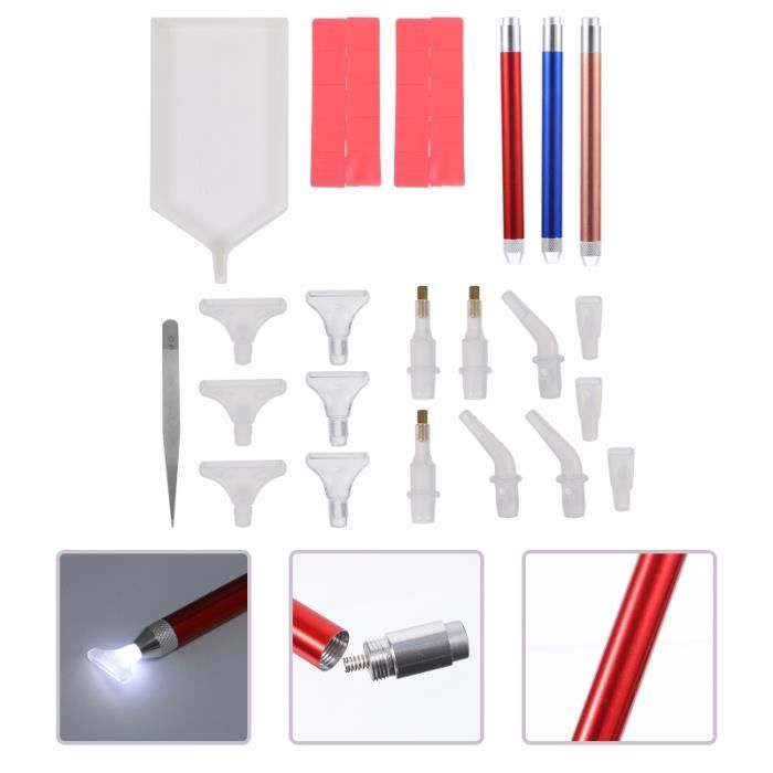 41 pcs Durable Léger Utile Point Perceuse Stylo Diamant Peinture pour Cadeau VEHICULE A CONSTRUIRE - ENGIN TERRESTRE A CONSTRUIRE
