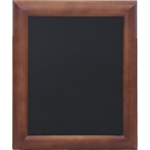 Ardoises murales noires pour cafés et restaurants encadrement bois coloris wenge 30*40cm