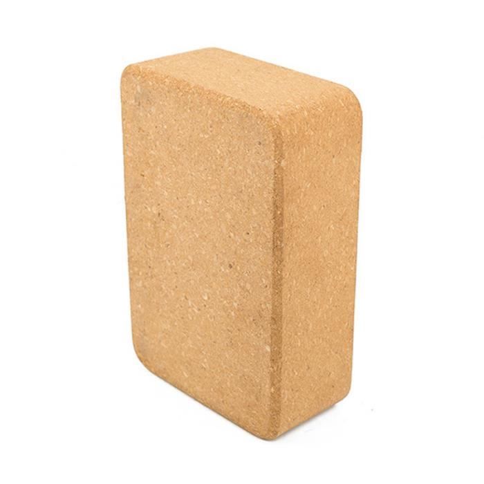 Liege Bloc de Yoga Brique - Naturel, Écologique, Non Toxique - Meilleurs Accessoires de Yoga, Outils de Fitness Auxiliaires Pour Le