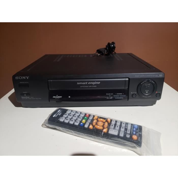 Magnetoscope Sony Slv-e285 Lecteur Enregistreur K7 Cassette Video Vhs Vcr + Tel