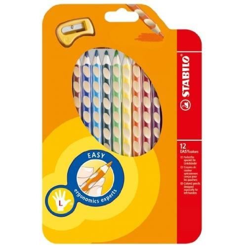 STABILO EASY COLOR ETUI DE 12 CRAYONS DE COULEU…