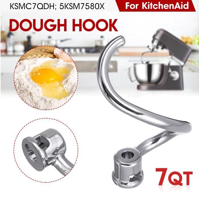 Crochet à pâte Pour KitchenAid Mixer Accessoire 7 Quart KSMC7QDH 5KSM7580X