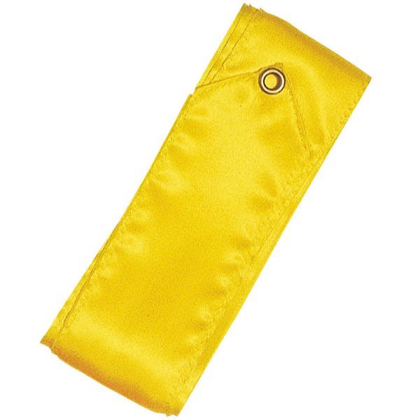 Ruban 4 m bâton plastique jaune
