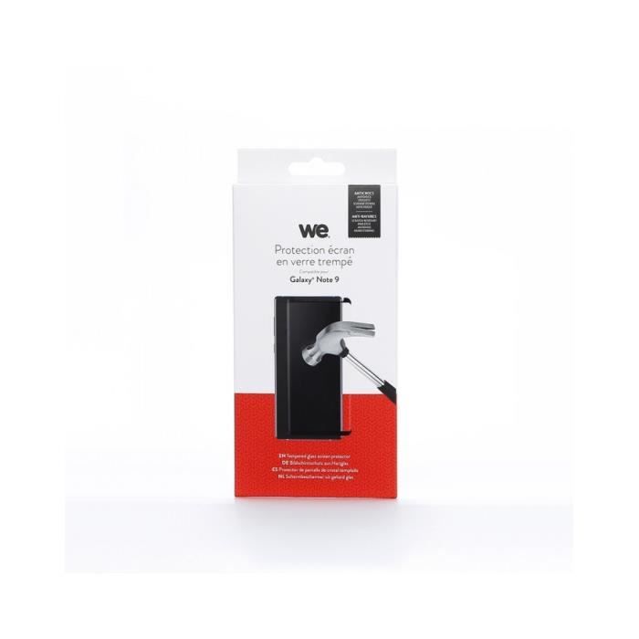 Protection d'écran Samsung Note 9 Transparent