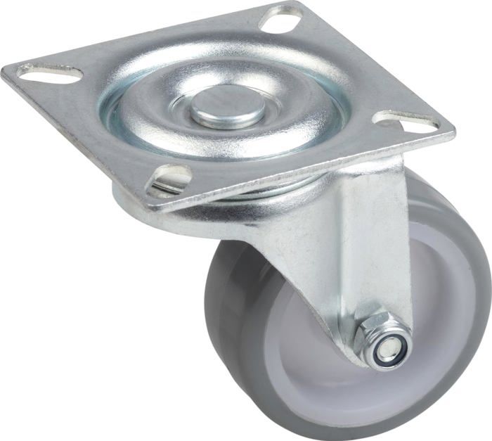 802870 Roulette Pivotante Ø 50 Mm – Plaque 60 X 60 Mm – Roue En ...