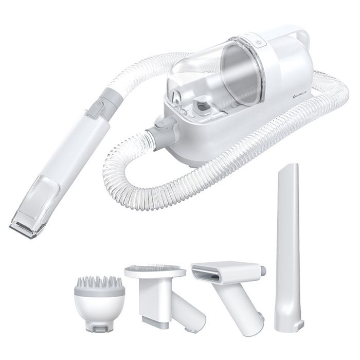 Meilleurs prix pour C Tondeuse chien 3.2L 12kpa réglage à 3 vitesses filtration à 4 niveaux aspirateur poil de chien tondeuse pour chien avec