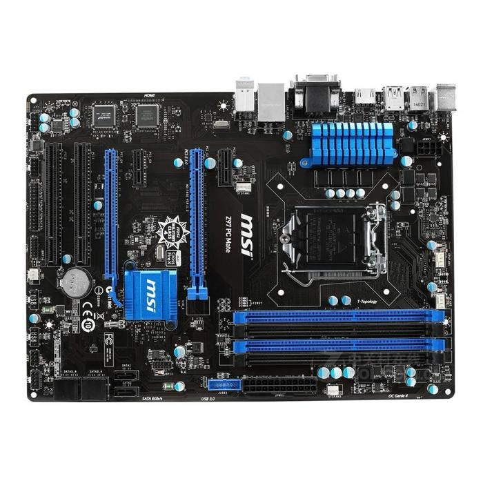 Carte mère MSI Z97 PC Mate Intel Z97 LGA 1150 4xDDR3 SDRAM 32 Go ATX - Msi