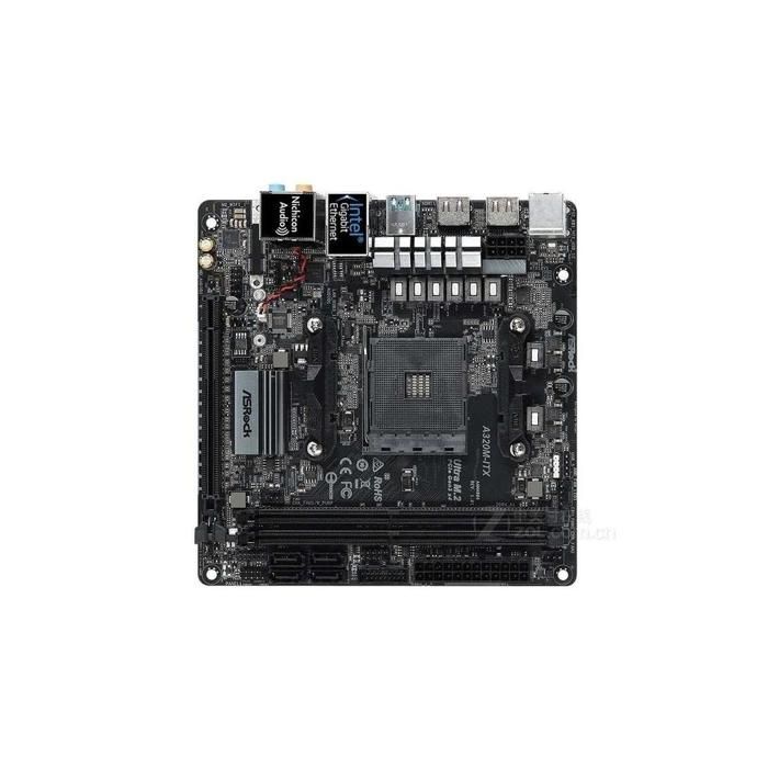 Carte mère ASRock A320M-ITX AMD A320 Socket AM4 2xDDR4 32GB Mini-ITX - Asrock