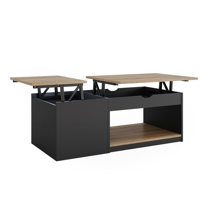 Table basse Avela 55x110cm Noir Vicco 50593