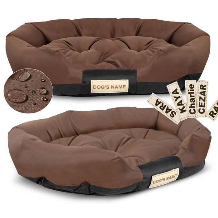 Comparer les prix de Panier pour chien 100x75 cm personnalisé imperméable marron