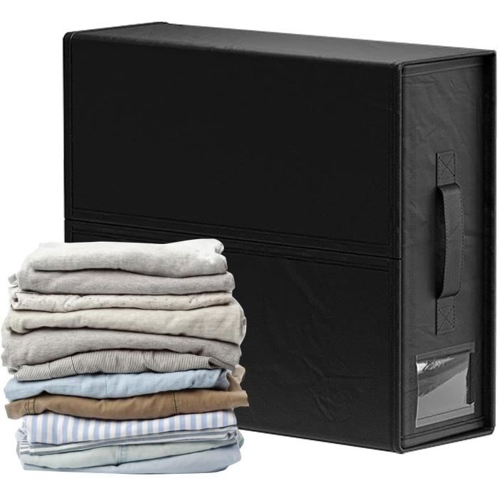Rangement Pliable pour Housse Couette Rangement Sous Le Lit et Organisateur Draps Pour Placard Armoire Linge Peu BOITE DE RANGEMENT