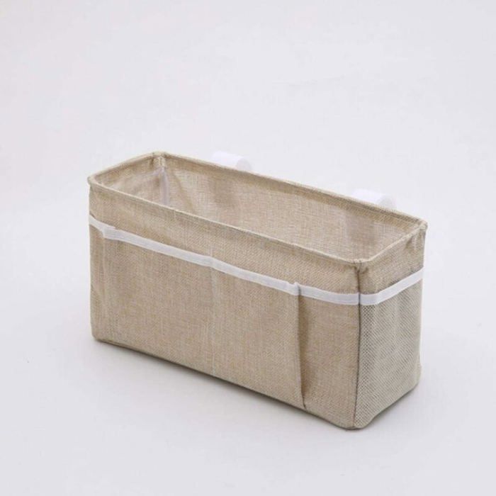 Panier De Rangement Suspendu En Métal Pour Lit - Étagère De Chevet (36x15x14 Cm)