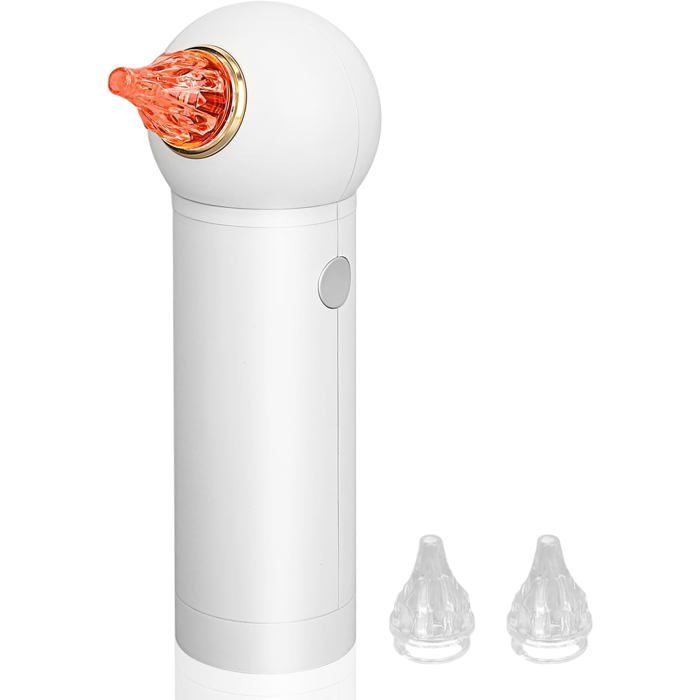 Sèche-oreilles électrique Portable - Lumière Rouge, Température Constante, 3 Embouts, Idéal Après Natation, Douche, Sport