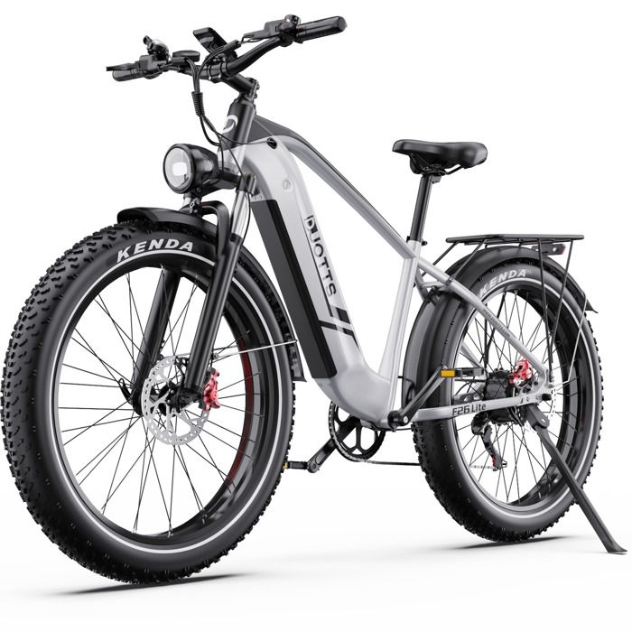 DUOTTS F26 Lite Vélo électrique 500W - Batterie 48V 18Ah pneus 26×4.0 freins hydrauliques autonomie jusquà 90 km