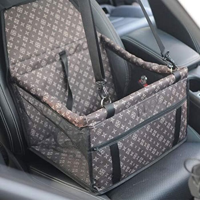 Siège dauto pour Chien Porte-siège Pliant Imperméable pour Chien avec Ceinture de Sécurité et Sac de Rangement Siège dappoint de