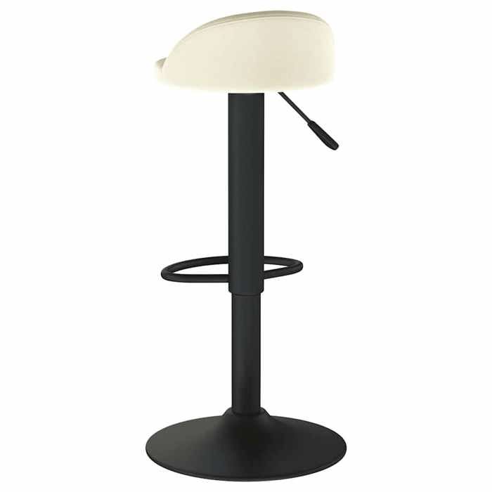 Tabouret de bar Crème Velours_2 ans garantie_36137