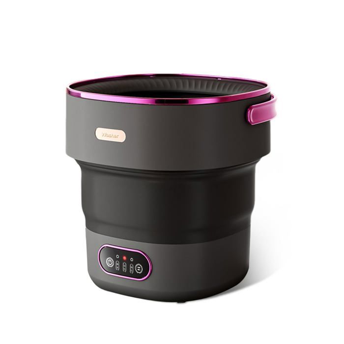 Mini machine à laver portable pliable 13 litres 25 kg avec cycle dessorage camping-cars classe énergétique A