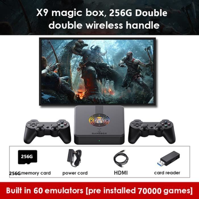Console De Jeux Rétro KINMRIS 30 000 Jeux - 15 émulateurs, 4K HD, 2 Manettes Sans Fil