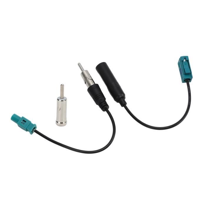 Adaptateur Antenne Auto Vers DIN - 2 Pièces, Compatible Toyota, Subaru, Suzuki