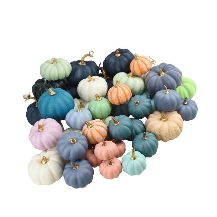 Tiges De Citrouille Artificielles – Lot De 48, Pour Décorations Halloween Et Automne – Projets DIY