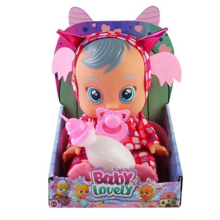 Simulation 3d Bebe Qui Pleure Poupee E 30cm Inoffensif Pvc Enfants Poupee Cadeau Cdiscount Jeux Jouets