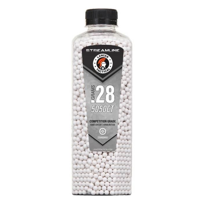 BILLES BBS 6MM COMBAT ZONE BLANCHE 0.20G BIDON X2000