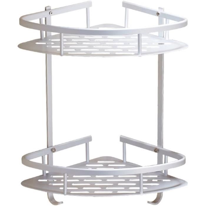 Rideau De Douche Courbé Neverrust 40 Po – Aluminium Satiné Double Monture (Zenna Home)