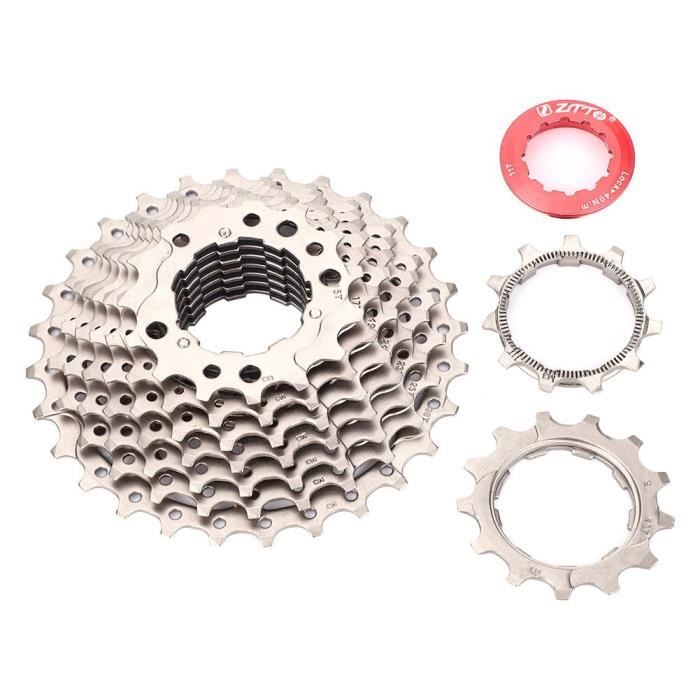 Roue Libre de Vélo XUY - Cassette 9 Vitesses 11-28T - Acier Haute Qualité Antirouille