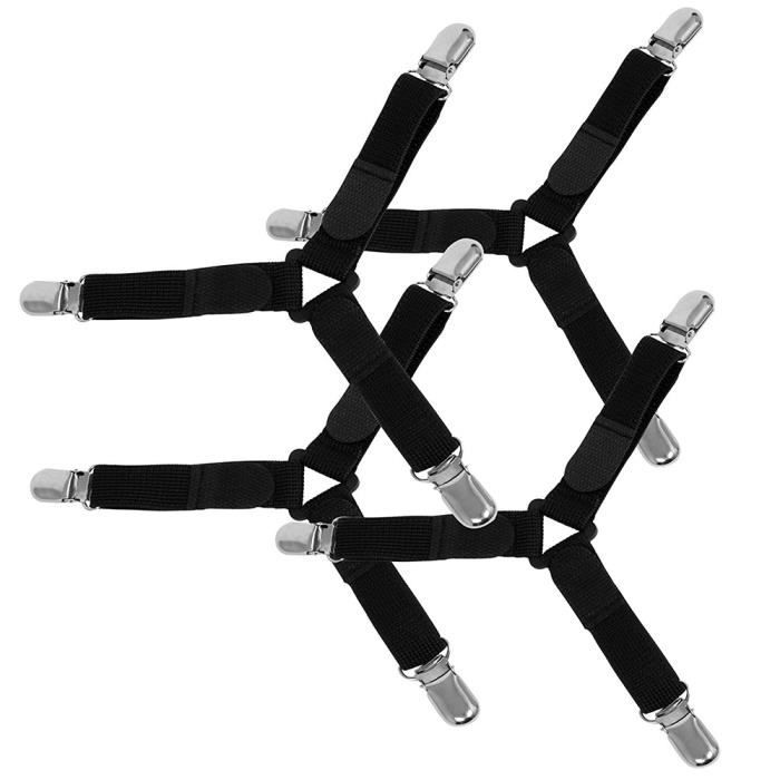 Tendeur De Sangle Tapissier Occasion 4pcs Sangles Draps Attache Drap Housse Triangle Attache Matelas