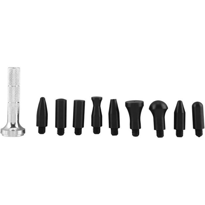 MSW Kit Débosselage Sans Peinture 70 Pièces – Professionnel PDR Avec Pistolet à Colle, Ventouses & Marteau à Inertie – Réparation Bosses Voiture, Moto, Camion
