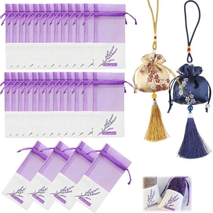 Sachet pour Lavande Vide 30 Pcs De Tissu Armoire Sachets Sac A Remplir