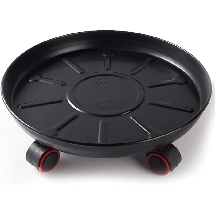 Chariots à 2 Roues De Jardin Porte-Plante Avec Roulettes Support À Rouleaux Pour Pot De Fleurs Capacité De Charge De 50 Kg Chariot Jardin