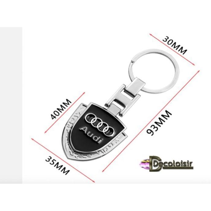Audi collection Audi 3181900100 Porte-clés Ours Automobile Marron//Blanc//Rouge