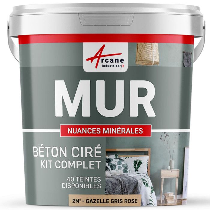 Ragréage Finition Ciré Kit Beton Cire Mur Sol Kit 2 M Finition Mate Achat Vente