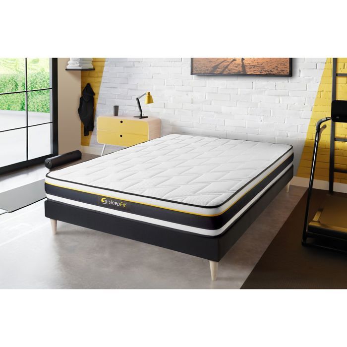 Ensemble 140x200 matelas SOFT + sommier kit