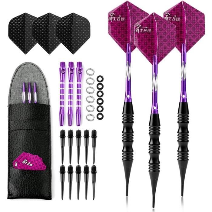 1000 Pointes Souples (PRO-TIP) Pour Fléchettes - Filetage 2BA - Noir - Neuf