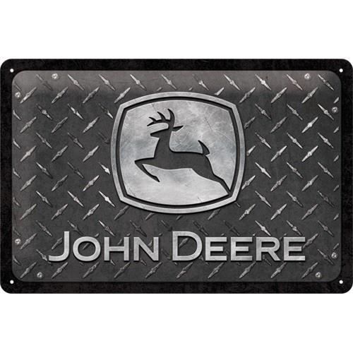 John Deere Tracteur Métal Mural Signe