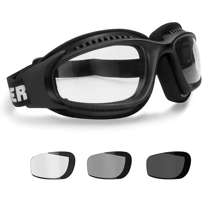 Lunette de moto ajusté à la vue outlet