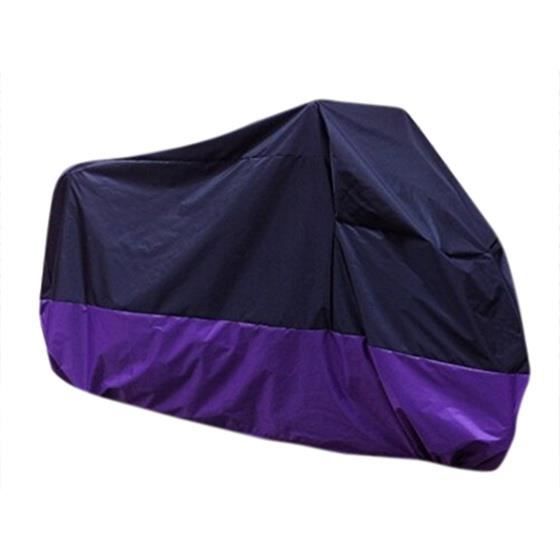 Housse Vélo étanche 1 Vélo - Protection Pluie, Poussière, UV (190x72x110 Cm, Noir)