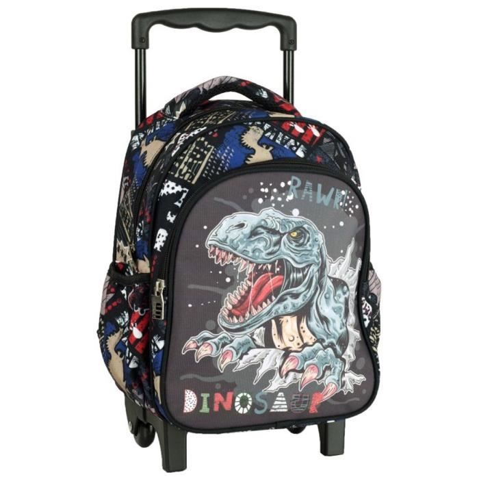 Cartable dinosaure sale a roulette