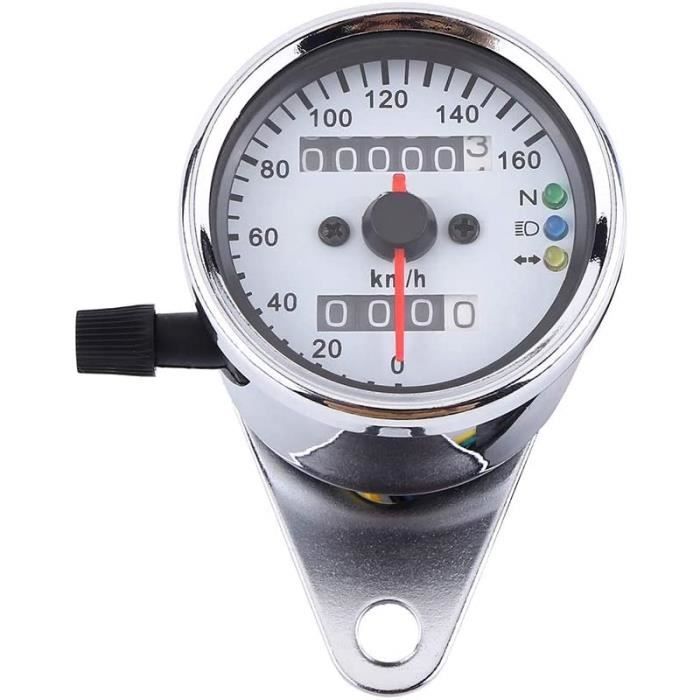 Compteur Kilométrique Moto Numérique Universel - Indicateur Vitesse Avec Rétroéclairage Et Signaux