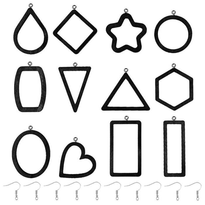 30 Pendentifs Cadre Ouvert Feuille PandaHall - Breloque Lunette Arrière Ouverte Pour Résine DIY, Fabrication Bijoux - Dimensions 6.5x3.4cm, Finition Doré Antique