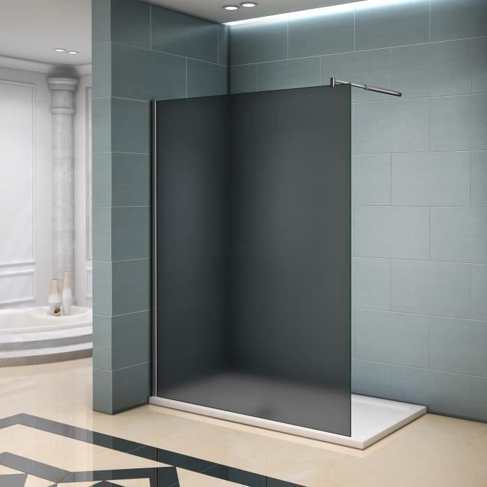 100x200cm Paroi De Douche Grise Pare Douche Foncee Paroi Fixe