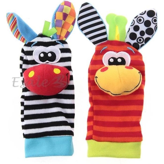 Paire Peluche Chaussettes Socquette Hochet Jouet Eveil Pour Bebe Enfant 15cm Neu Cdiscount Puericulture Eveil Bebe