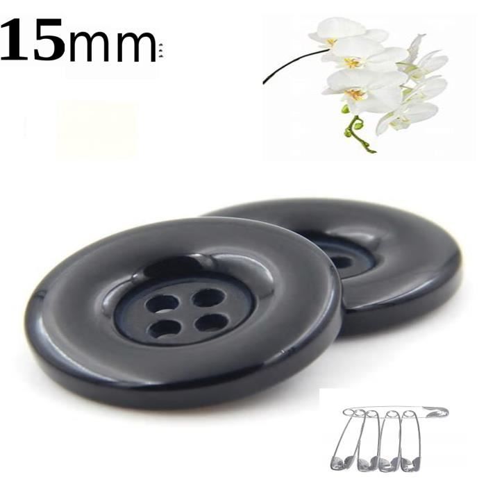 Bouton coeur rose à pois 15mm lot de 10 boutons scapbooking couture