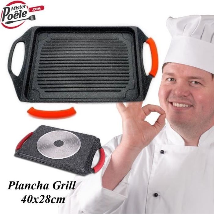 Plancha Grill 40x28cm - Espace Cuisine Professionnel