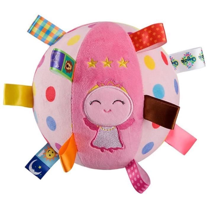 Cadeau De Bebe Fille Doux En Peluche Balle Bell Educatifs En Peluche Crecelle Hochet Boule Sensorielle Jouets Pour Enfants Rose Cdiscount Puericulture Eveil Bebe