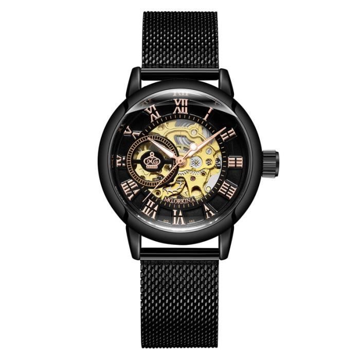 Montre Mécanique Femme Dorée - Credos - Mouvement Manuel - Boîtier Et Bracelet Plaqué Or - Occasion