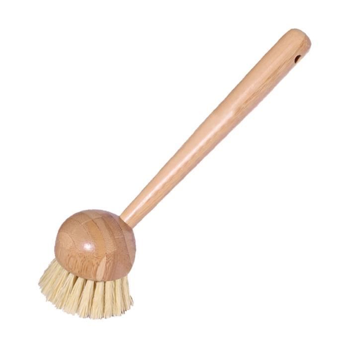 Brosse à Légumes En Bois Et Poils De Sanglier - 25cm, Pour Pommes De Terre, Carottes, Fruits