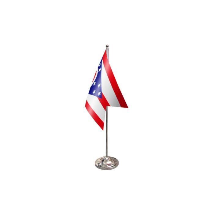 Drapeau De Table Chicago 21x14cm - Petit Drapeau Ville USA - AZ FLAG - Neuf